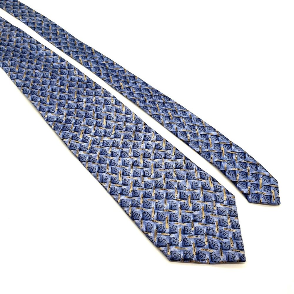 J Garcia Mens Necktie Moon Mountain Collection Twenty Eight Silk Office Work